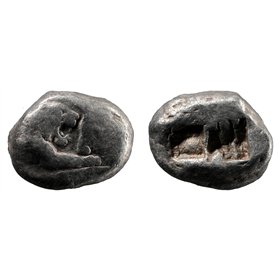 Kroisos, Kings of Lydia AR Double Siglos - Sardis Mint