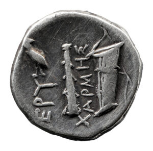 Erythrai, Ionia AR Drachm - Struck under the magistrate Charmes - Image 3