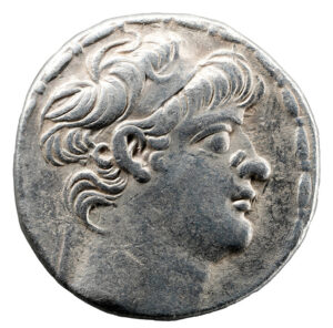 Alternative view of Antiochos X Eusebes Philopator AR Tetradrachm - Antioch Mint