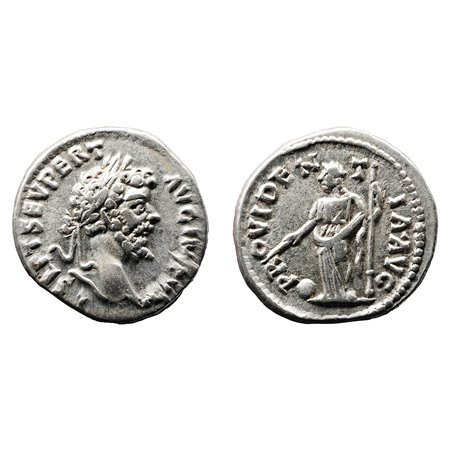 Septimius Severus AR Denarius - PROVIDENTIA AVG (Emesa Mint)
