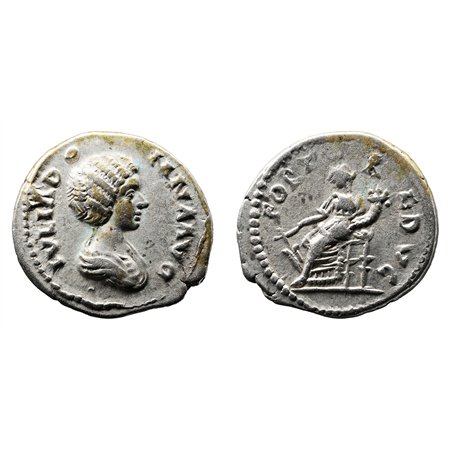 Julia Domna AR Denarius - FORT REDVC (Unlisted Variant)
