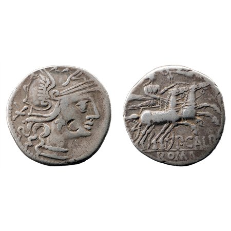 Publius Calpurnius AR Denarius - Venus in Biga