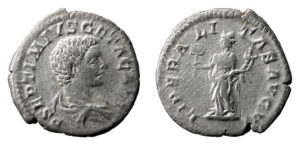Geta AR Denarius - LIBERALITAS AVG VI