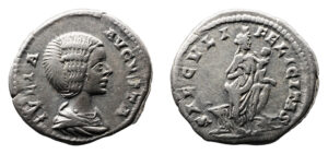 Julia Domna AR Denarius - SAECVLI AVGVSTA