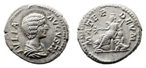 Julia Domna AR Denarius - MATRER DEVM