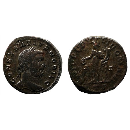 Constantius I AE Follis - GENIO POPVLI ROMANI (Trier Mint)