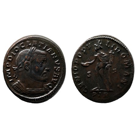 Diocletian AE Follis - GENIO POPVLI ROMANI (Trier Mint)