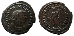 Maximianus AE Follis -  GENIO POPVLI ROMANI (London Mint)