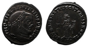 Maximianus AE Follis -  SACRA MONET AVGG - ET CAESS NOSTER  (Ticinum Mint)