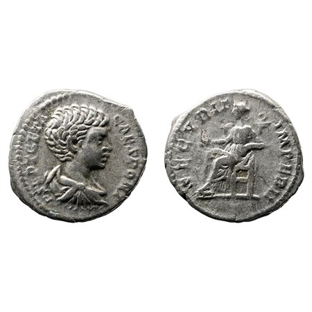 Geta AR Denarius - SECVRIT IMPERII (As Caesar)