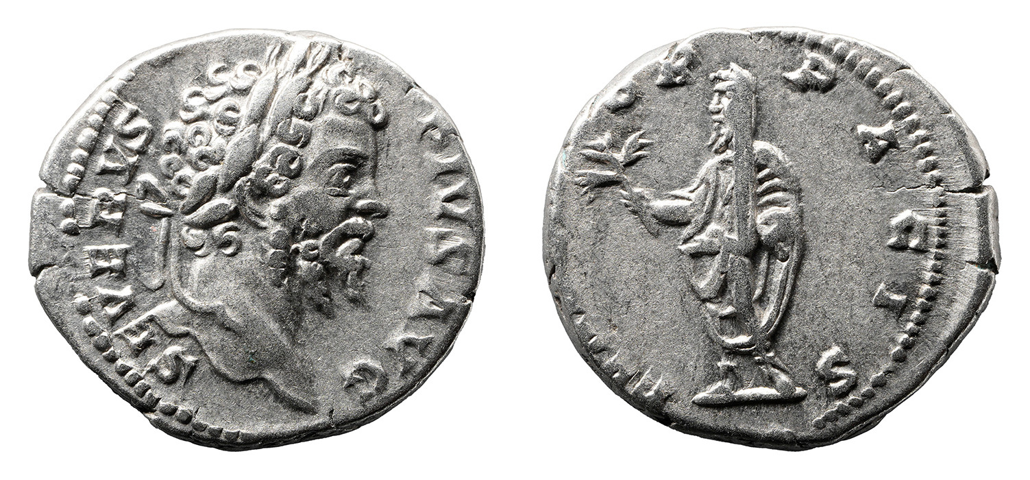 Septimius Severus AR Denarius - FVNDATOR PACIS