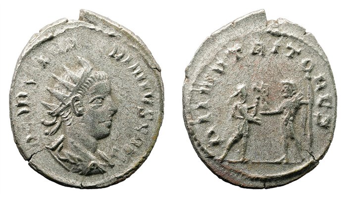 Saloninus BI Antoninianus - DII NVTRITORES (Antioch Mint)