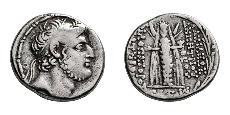 Demetrios III Eukairos AR Tetradrachm - Seleucid, Damascus