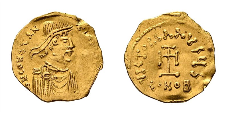 Constans II AU Tremissis -  VICTORIA AVςЧS