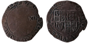 Charles I AR Shilling - Stuart - Group F (London Mint)