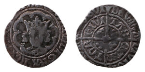 Edward IV AR Halfgroat - House of York - Bishop Bourchier (Canterbury Mint)