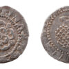 James I AR Penny - Stuart - Second Coinage (MM Rose)