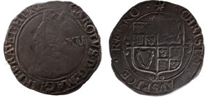 Charles I AR Shilling - Stuart - Group F (London Mint)