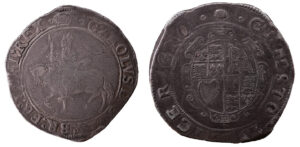 Charles I AR Halfcrown - Stuart - Group III (London Mint)