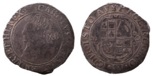 Charles I AR Shilling - Stuart - Group D (London Mint)