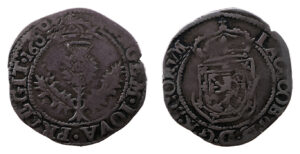 James VI AR 1/4 Thistle Merk - Scotland - 8th Coinage (Edinburgh Mint)