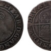 Elizabeth I AR Shilling - Tudor - Long cross through shield. (MM A)