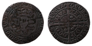 Henry V AR Groat – House of Lancaster – Class C – Mullet on Right Shoulder