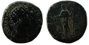 Commodus AE Sestertius - LIBERTAS AVG (Joint Reign)