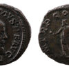 Postumus AR Antoninianus - Emperor With Globe & Spear (Lugdunum Mint)
