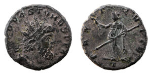 Aureolus BI Antoninianus - PAX EQVITVM (Milan Mint)