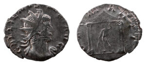 Gallienus AR Antoninianus - DEO MARTI (Joint Reign)