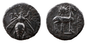 Arados, Phoenicia AR Drachm - Bee/Stag Type